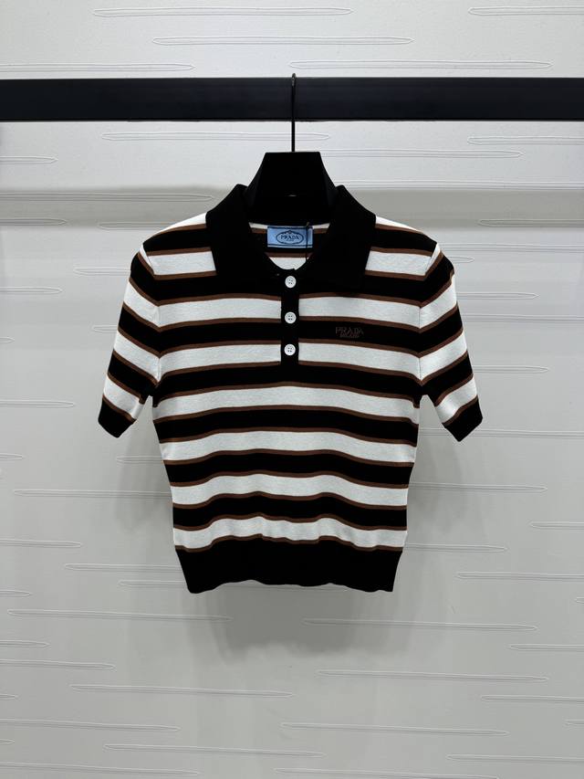 New original high-end quality Prad* 2025 Spring and Summer latest series! Polo c