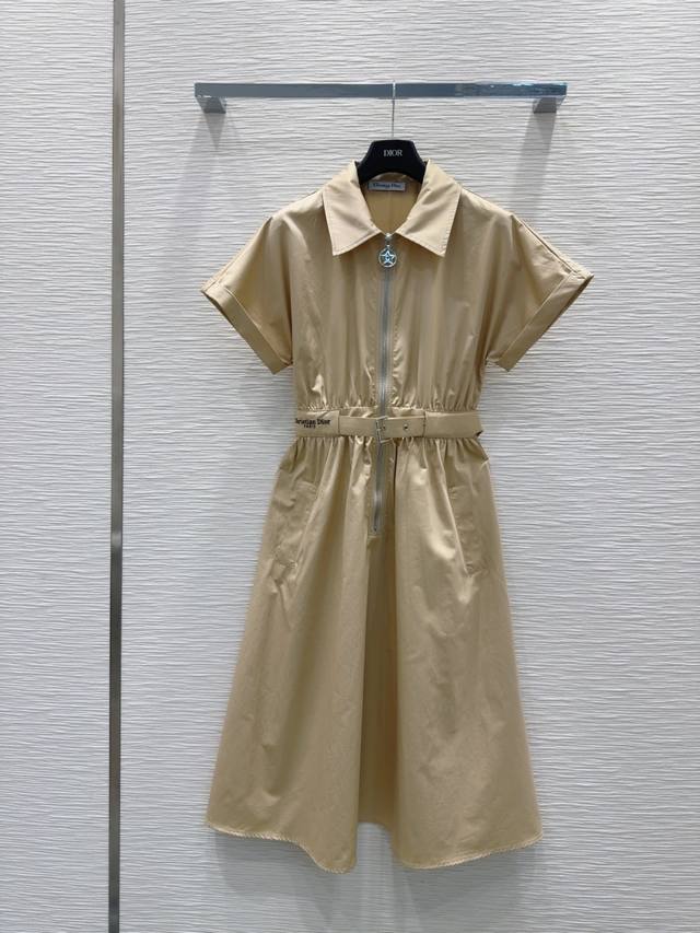 Christian Dio*2025Ss new trench coat dress, comfortable and versatile, trade com