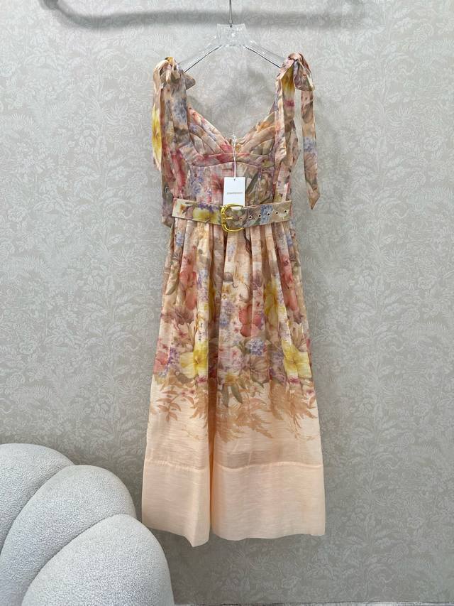 Zimmerman* Zimmerman 25 new fishbone dopamine long dress shoulder straps are ope