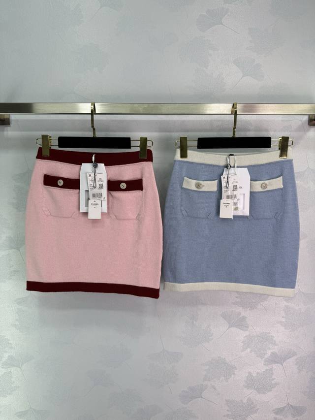 Chane* 2025 Spring and Summer latest collection! Knitted skirt! Custom made silk