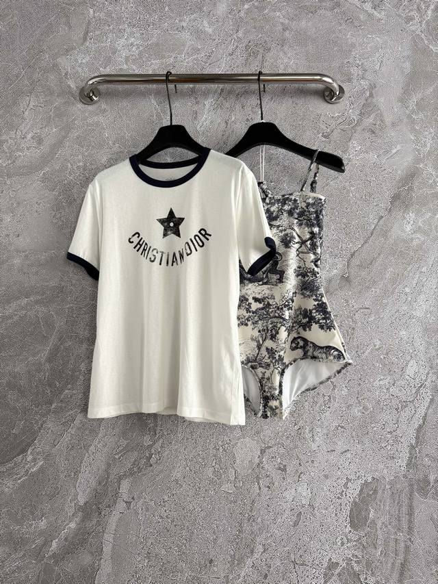 In stock Model No. 4P Lucky Star T-shirt is made of 100% cotton plain knit fabri