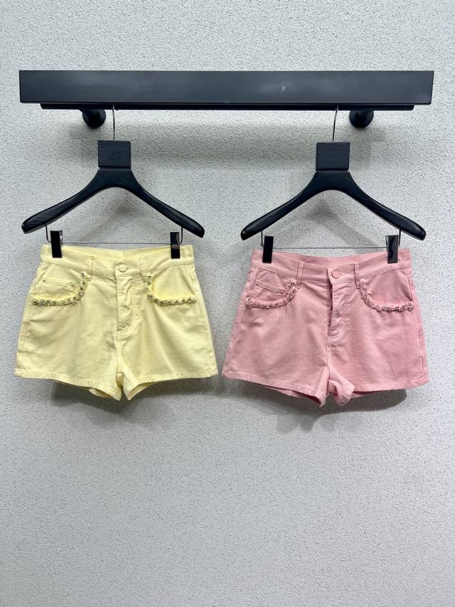 G-series denim shorts with fermentation wash, personalized color, cool and sassy