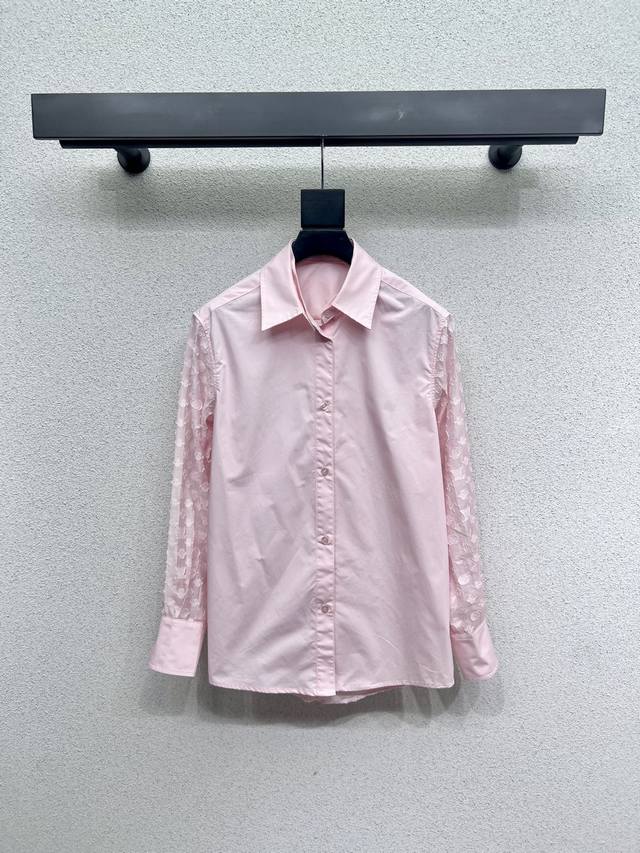 L's pink patchwork monogram shirt is too slim and fashionable. The classic monog