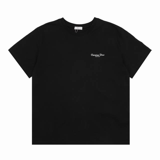 Dior Dior letter print round neck short sleeves Size: SL