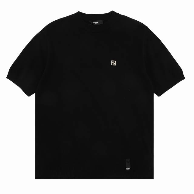 Fendi Fendi Ff logo knitted short sleeves Size: S-Xl