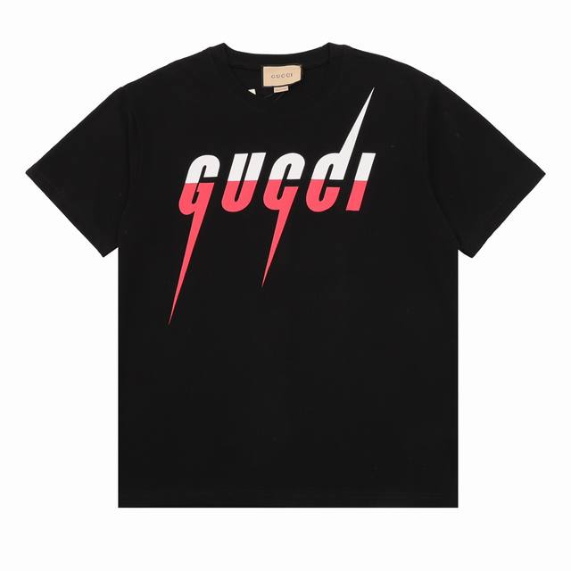 Gucci Lightning Logo Short Sleeve T-shirt Size: Xs-L