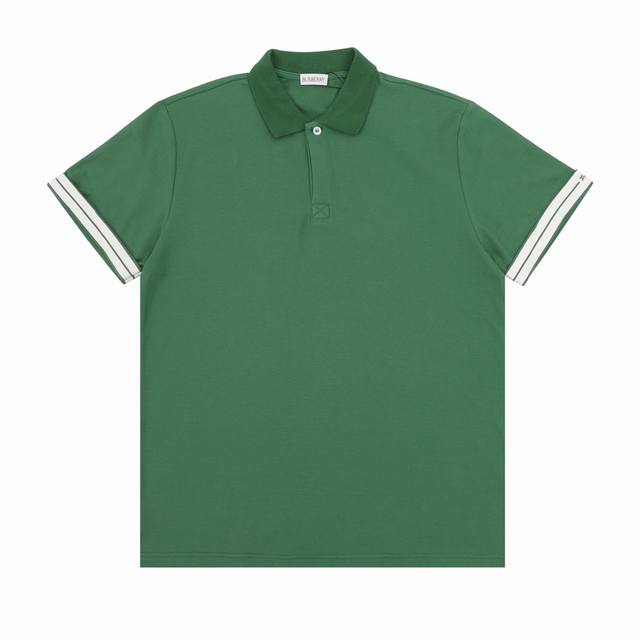 Burberry cuff webbing warhorse print short-sleeved polo shirt Size: SL
