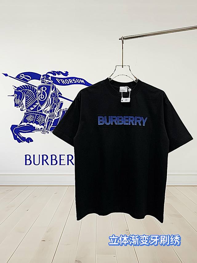 high version] Burberry Early Spring 25Ss. The front is embroidered with high-tec