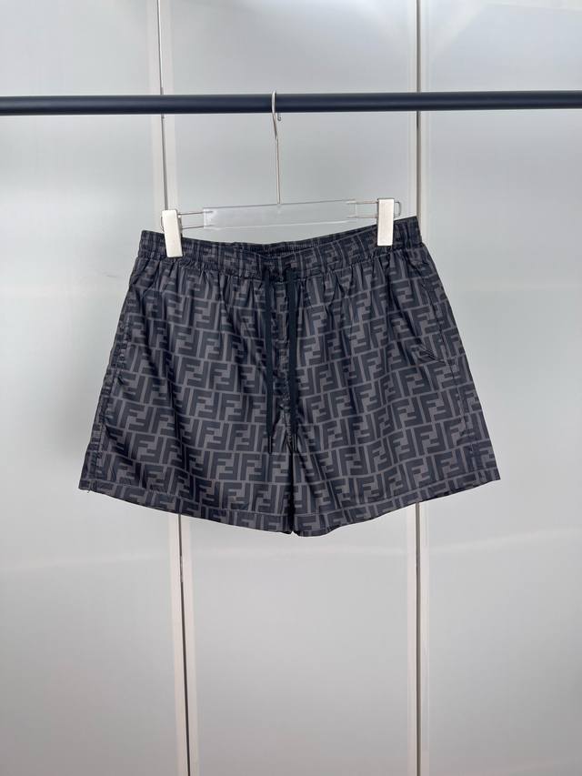 Fendi Fendi Ff full print beach shorts SML Xl