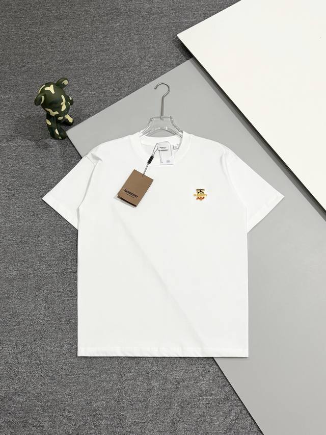 high version] Burberry new front and back embroidered Tb letter embroidered logo