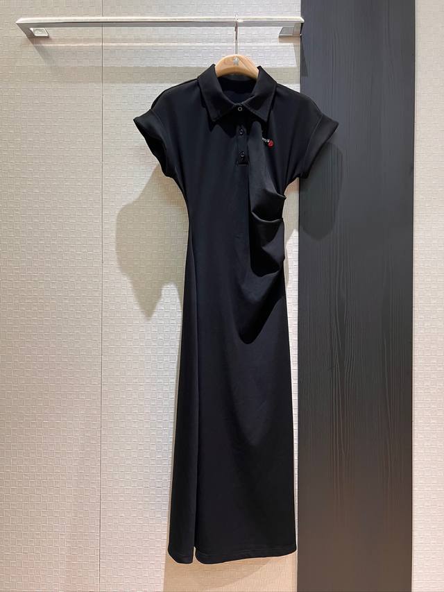 New Recommendation Small sailboat embroidery drop shoulder roll sleeve pleated d