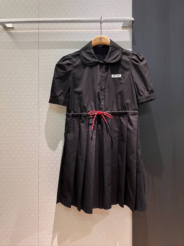 New recommended embroidery lace double-layer doll collar puff sleeve dress class