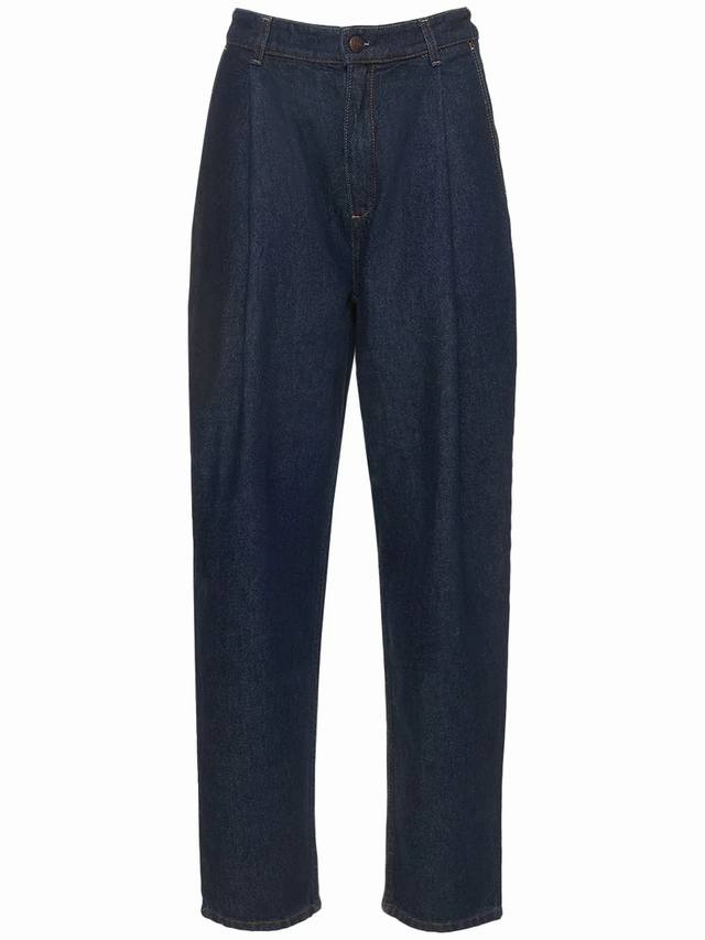 Magda Pleated Jeans! Cotton Sml