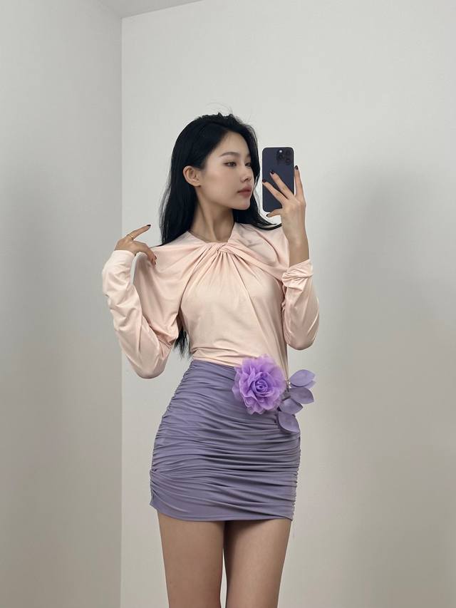 Magda dyed patchwork dress! Fabric dyed custom handmade flowers Sml