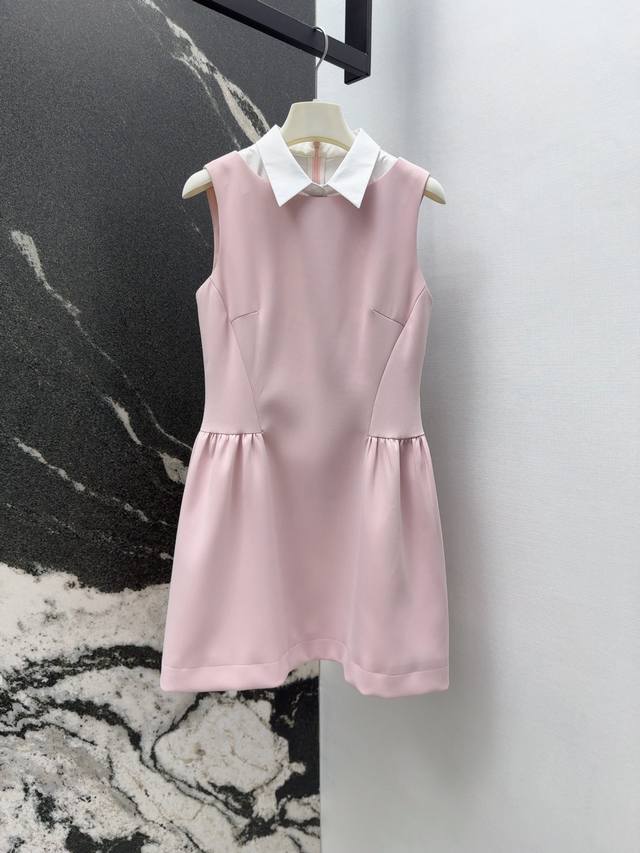 Small design 25Ss Spring and summer new French Hepburn style shirt collar fake t