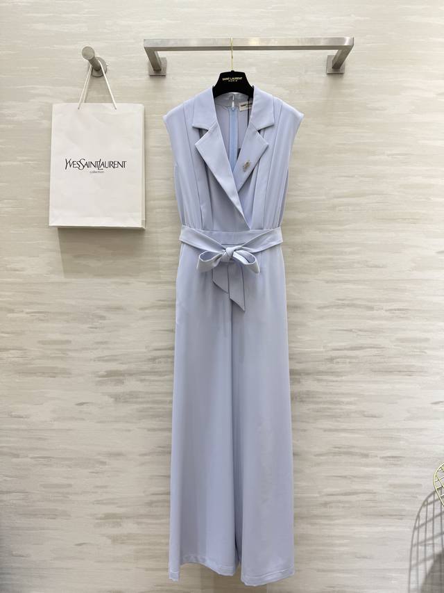 Ysl2 Quiet luxury style Low-key and luxurious fusion suit jumpsuit Elegant and m