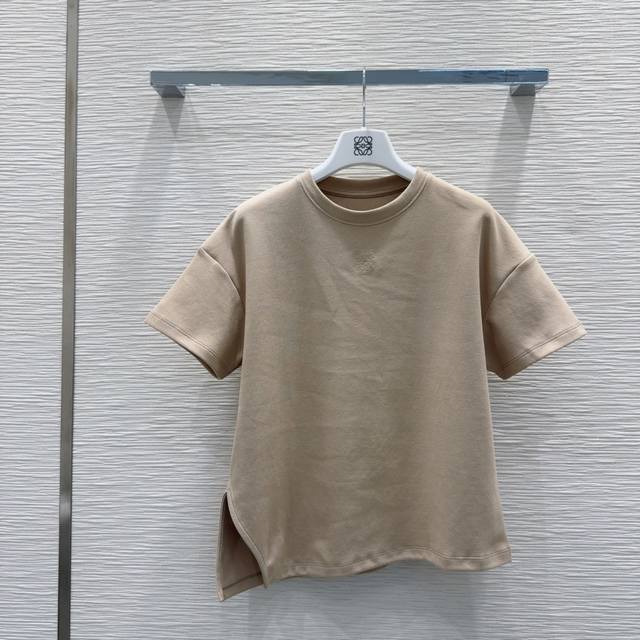 Loe W*E 2025Ss new T-shirt with thick fabric and high density, feels great, real