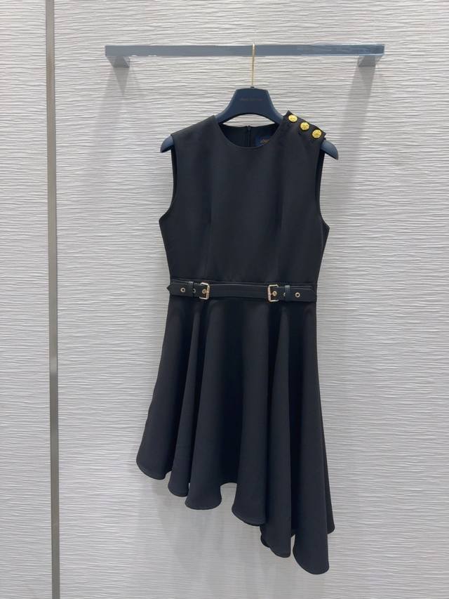 Louis Vuitto*2025Ss new irregular vest dress is fashionable, low-key, elegant an