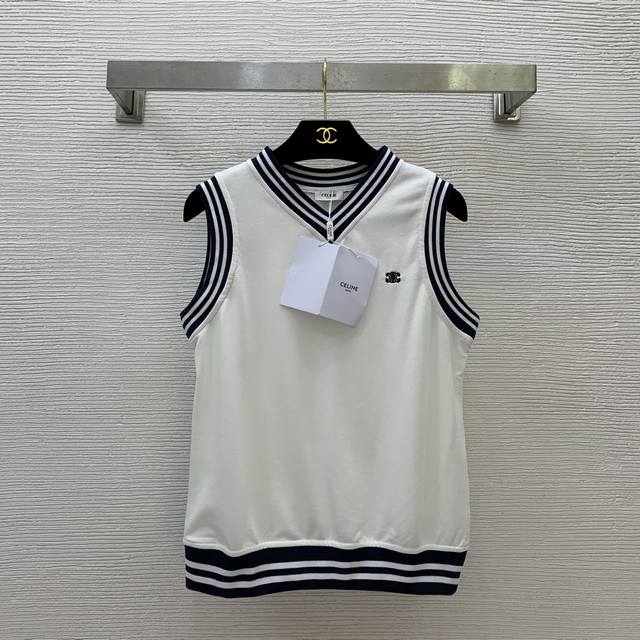 Celin* new style college style age-reducing contrast color striped edge thread s