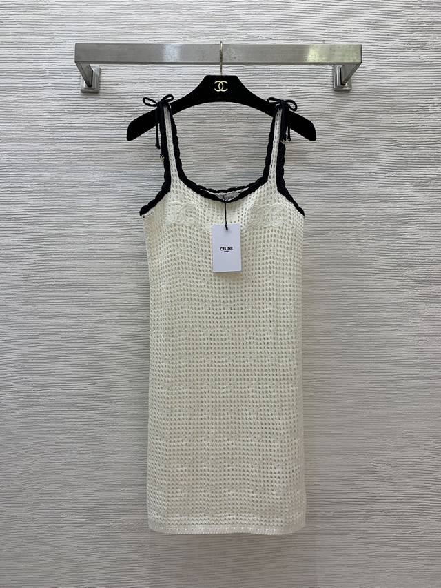 Celin*E new high-end custom contrast color hemp lace stitching Arc de Triomphe l