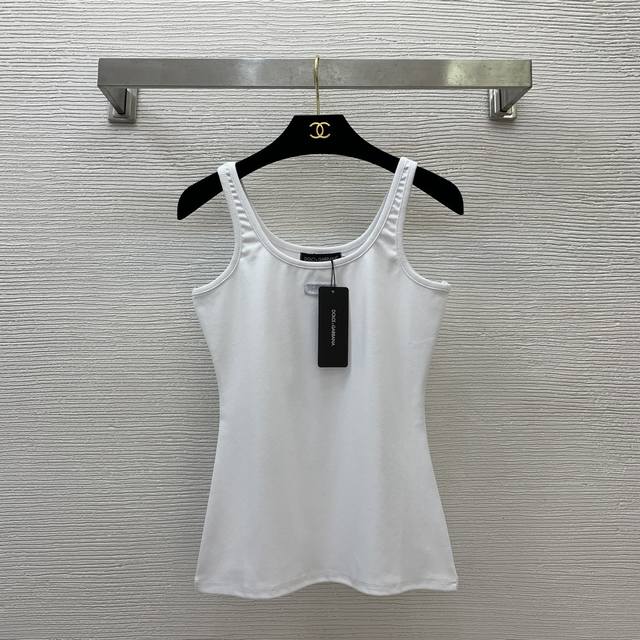 Dolce & Gabbana Dg* new fashion simple slim fit camisole top! Black, white, size