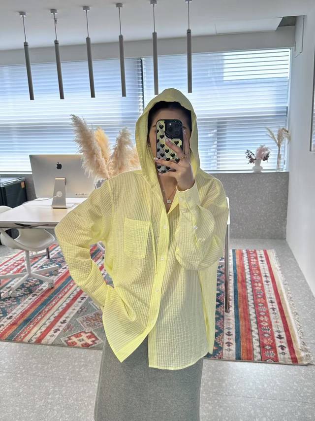 New Lightweight breathable three-dimensional texture casual loose hooded sunscre