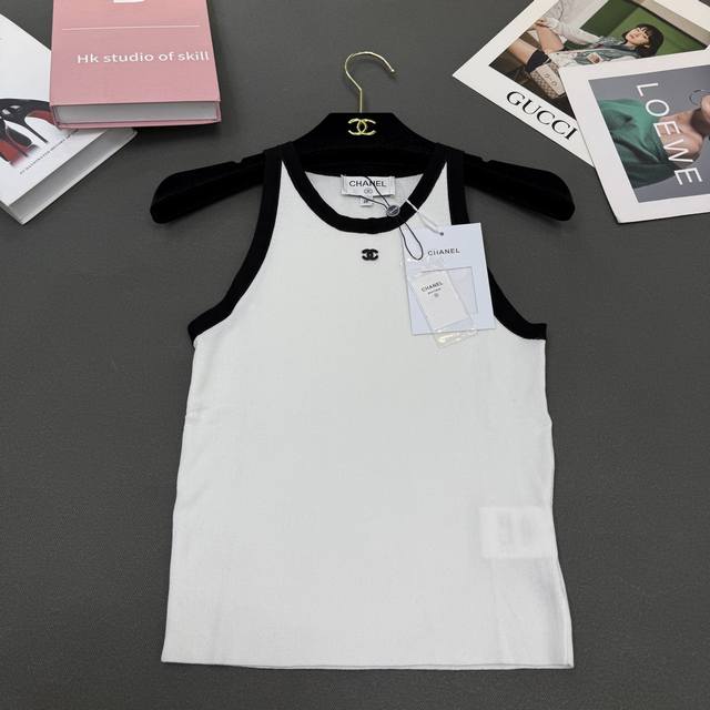 25 Summer Xiaoxiang new U-neck silk cotton elastic temperament versatile vest pi