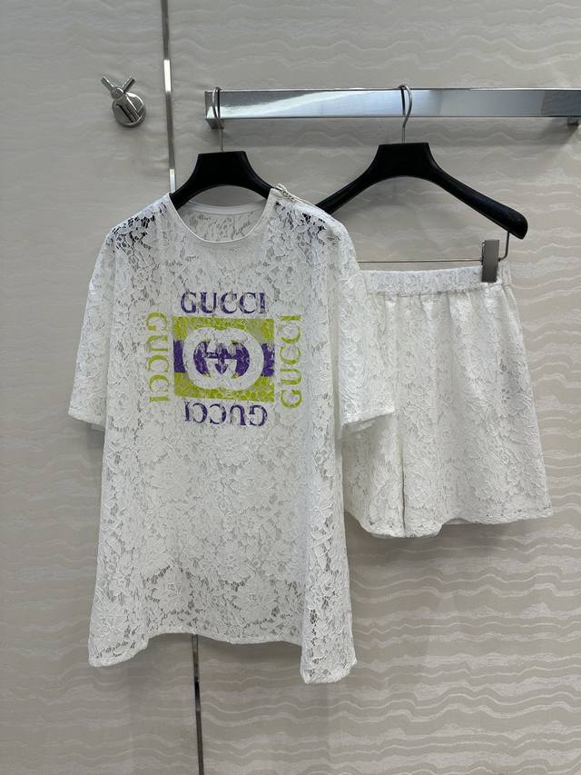 Exclusive first-run original quality, Gg tennis girl sports style lace suit! Cla