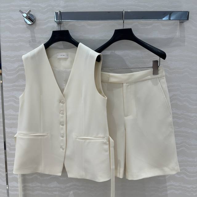 Exclusive first-run original quality, Row style long-termism acetate waistcoat v