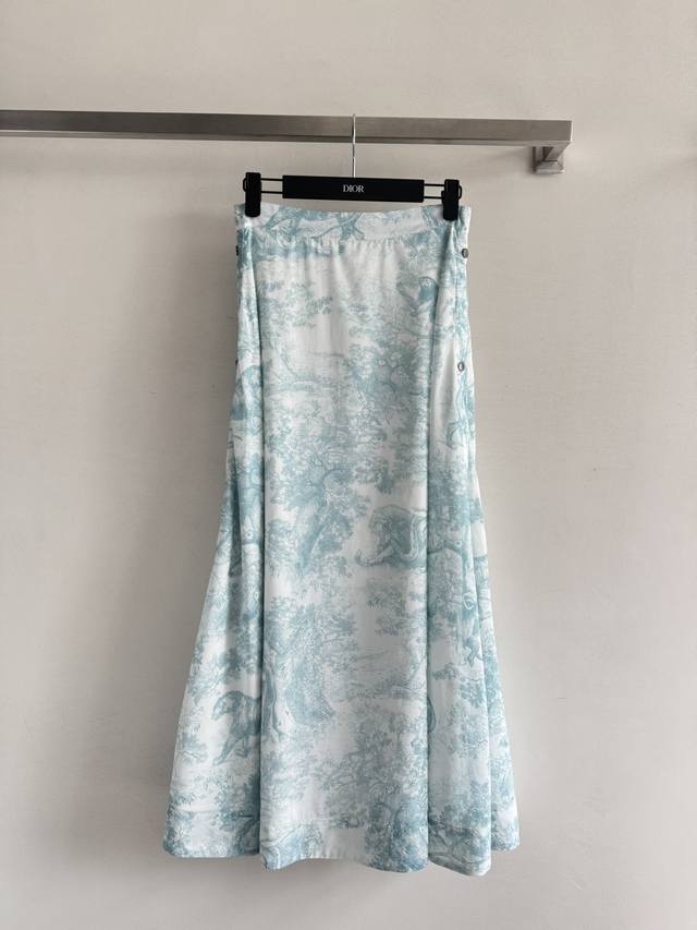 Dio* 25 new style skirt light green Rue animal jungle print pattern super summer