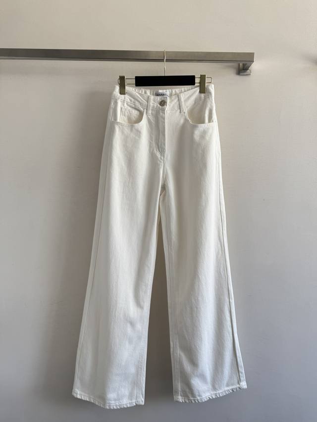 Chane* 25Ss new jeans 0001Fa75 Imported washed denim fabric is very comfortable,
