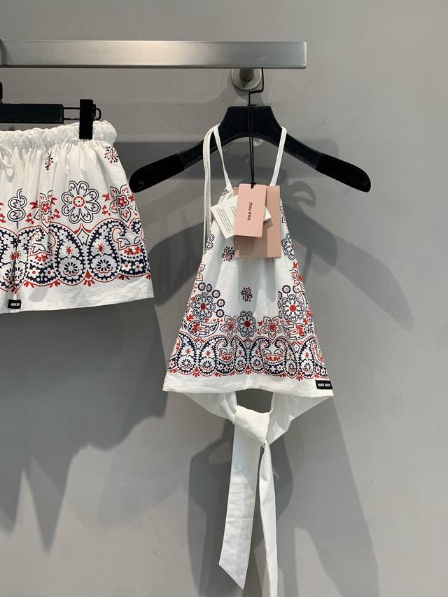 Original development Miumi*2025 spring and summer new holiday style holiday styl