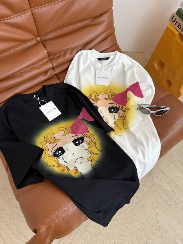 25Ss Comic avatar print short-sleeved T-shirt is a popular T-shirt. It looks so