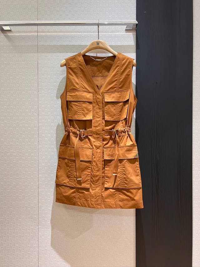 New arrival V-neck waist workwear vest vest dress dress waist adjustable casual