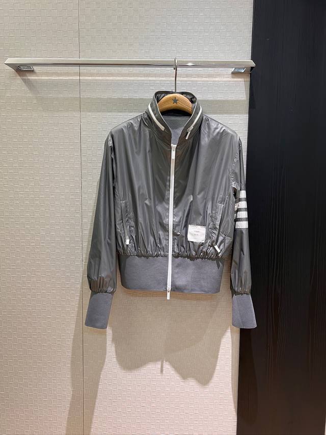 New arrival Tb stand collar hooded nylon jacket jacket sun protection windbreake