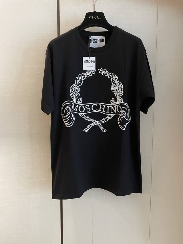 Moschin* New summer short-sleeved T-shirt is a must-have! Customized high-weight