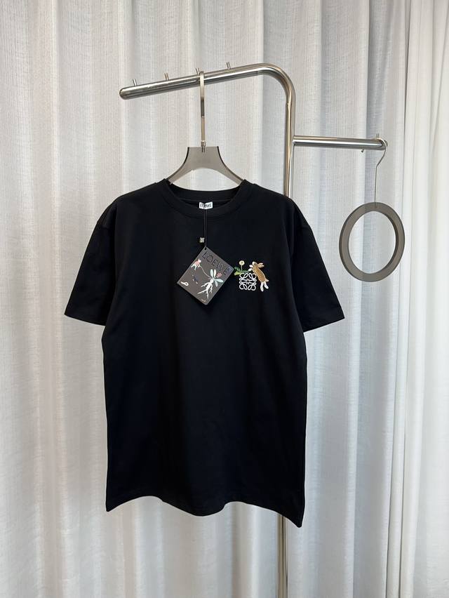 Loe*E new joint model craft embroidery rabbit seal logo Logot-Shirt Customized p