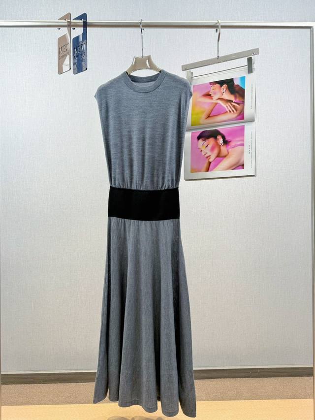 A's spring sleeveless dress Real photo