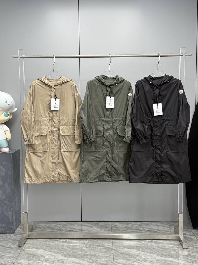 Item No. 05 New Moncler 2025 Spring/Summer Women's Hiengos Long Loose Sun Protec