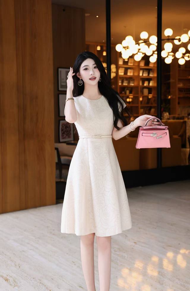dress 2025 hot-selling new hot-selling dress, S~Xl, champagne pink