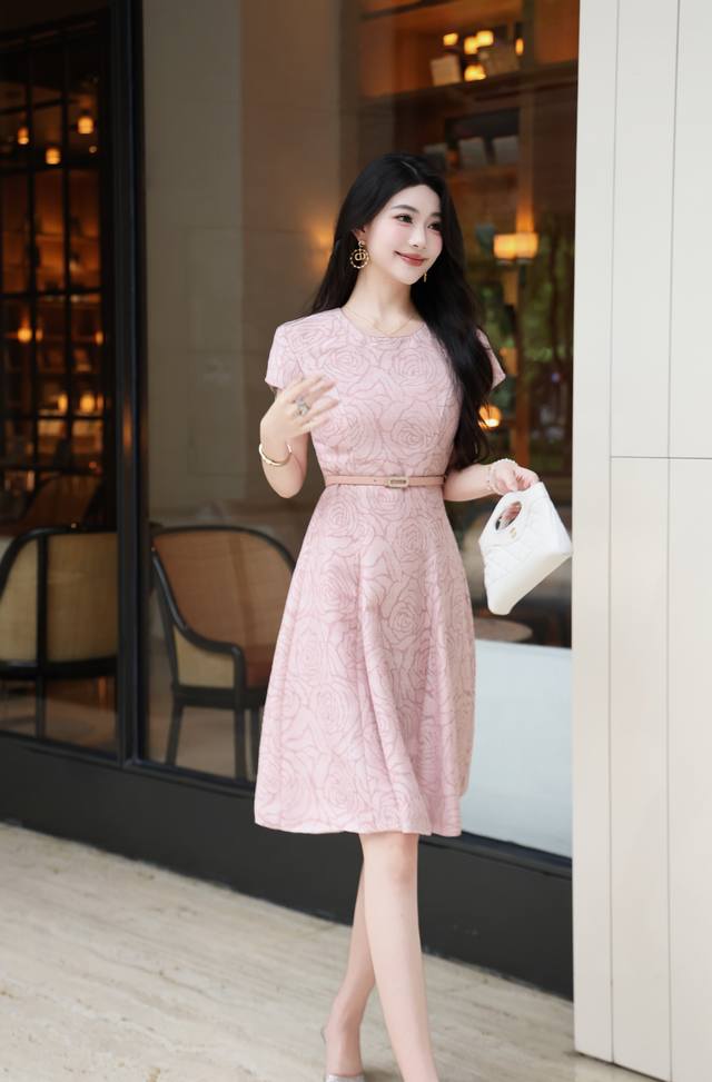 dress Hot sale new hot sale dress, S~Xl, champagne pink