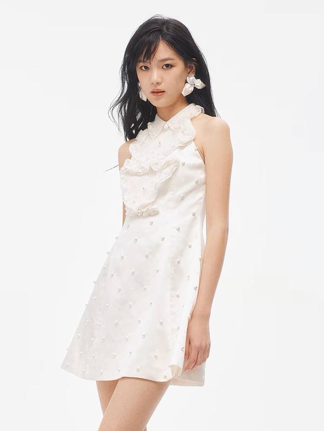 Dress Beaded jacquard dress Customized Yb jacquard material Texture High-grade B