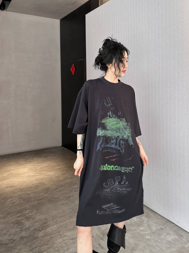 Paris | New T-skirt, branded pure cotton fabric, digital direct printing plus wa