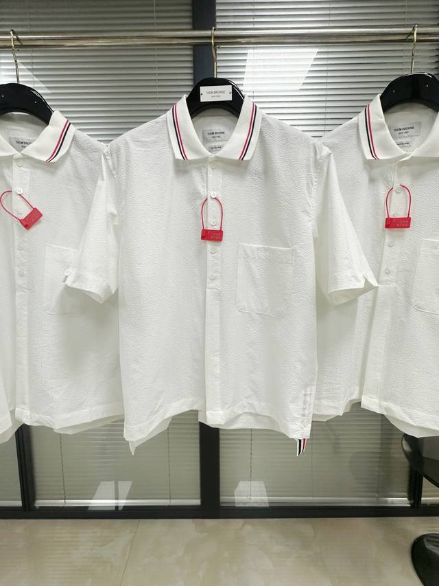 Shirt Seersucker Short Sleeve Shirt Tb25Ss New Japanese Custom Seersucker Fabric