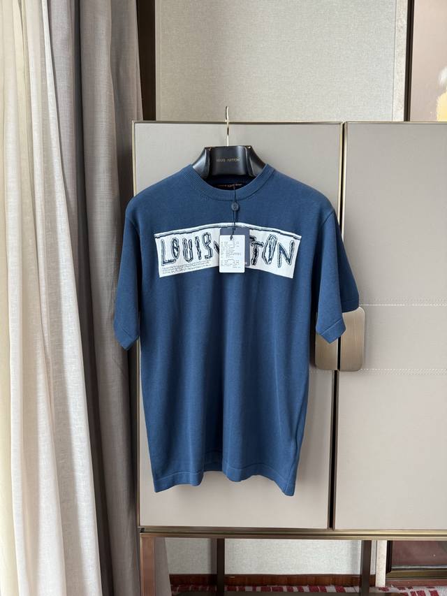 New arrival! Louis V*Fw24 Precoll Dl2 Men's knitted Tee that girls love. Made wi
