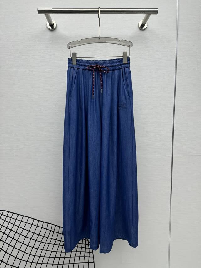 Miumiu new summer fashion all-match high waist slim straight pants loose casual