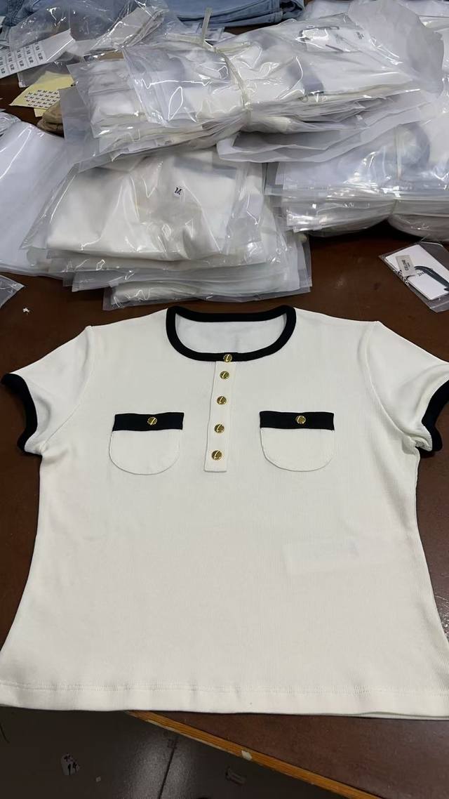 Ce-J, pocket short sleeve, original development, white Sml, spot