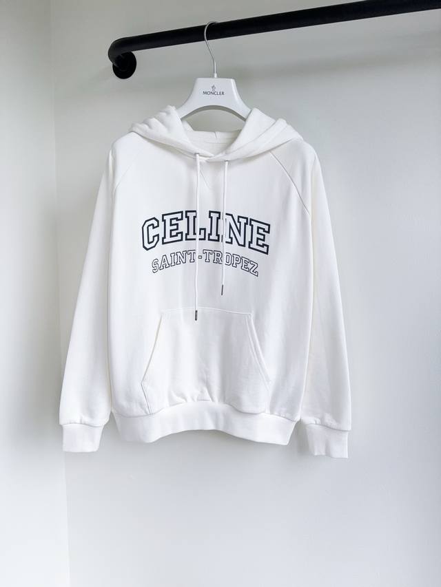 Celi25 Early Autumn New Customized High-grade Contrast Embroidered Letters Hoode