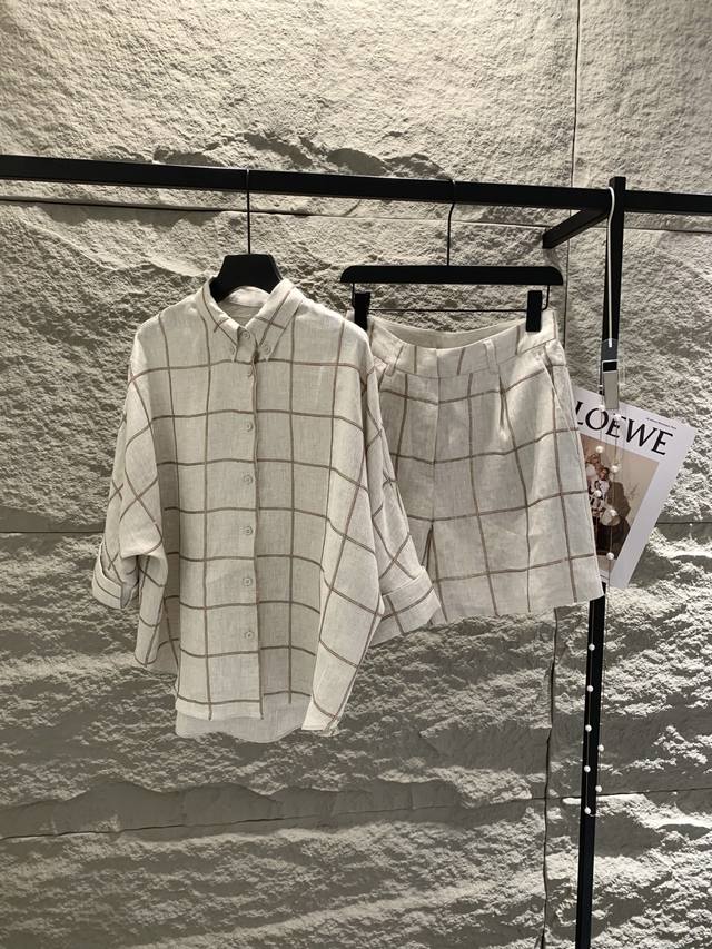 New arrival Bc Old Money Style Linen Suit The old money style design is simple b