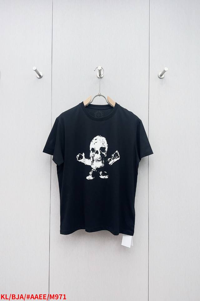 M971 Klcome Hearts* Chrome Hearts 25Ss new Foti skull print short-sleeved T-shir
